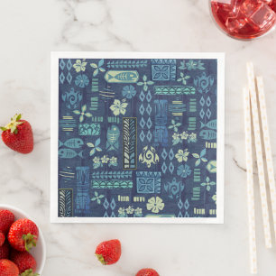 Serviette En Papier Retro Hawaiian Tiki