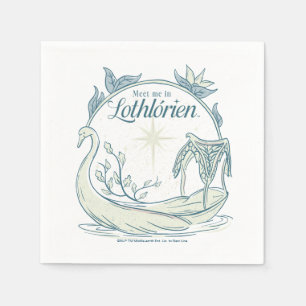 Serviette En Papier Retrouvez-moi à LOTHLORIEN™ - Bateau cygne