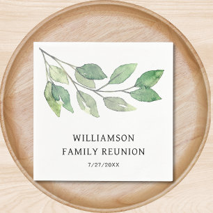 Serviette En Papier Réunion de famille personnalisée