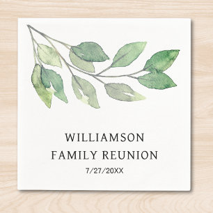 Serviette En Papier Réunion de famille sur mesure