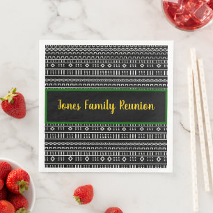 Serviette En Papier Réunion familiale Afrocentrée