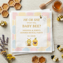 Révélation du sexe de bébé abeille douce