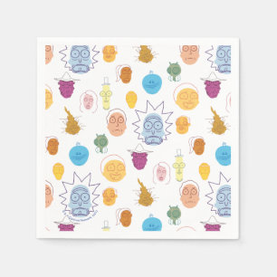 Serviette En Papier RICK ET MORTY™   Get Schwifty