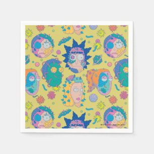 Serviette En Papier RICK ET MORTY™   Motif de famille Smith infecté