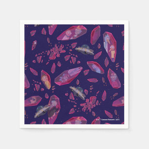 Serviette En Papier Rick et Morty Motif de temps de cristal