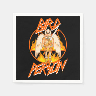 Serviette En Papier RICK ET MORTY™   Pentagramme d'oiseaux