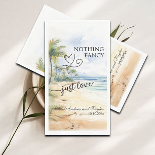 Serviette En Papier Rien de Fantastique Juste un Élégant Mariage Amour