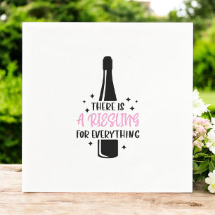 Serviette En Papier Riesling Pour Tout Vin Drôle