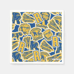Serviette En Papier Riverdale Football et Cheval Motif