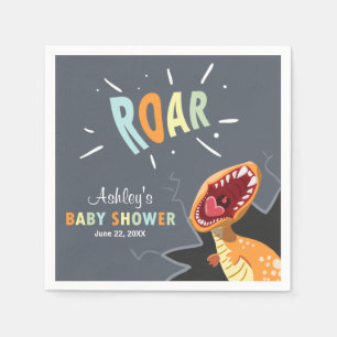 Serviette En Papier Roar Dinosaur Baby shower Dino Papier serviettes G