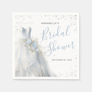 Serviette En Papier Robe de Mariée Élégante Baby Shower