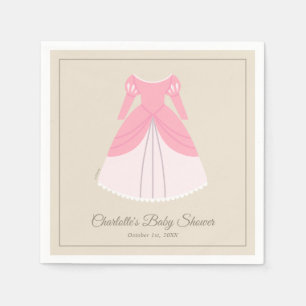 Serviette En Papier Robe Disney Aurora   Baby shower fille