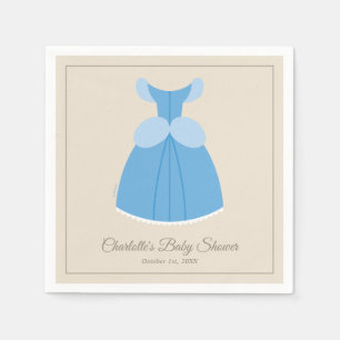 Serviette En Papier Robe Disney Cinderella   Baby shower fille