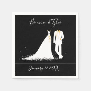 Serviette En Papier Robe & Tux - Cocktail Napkin