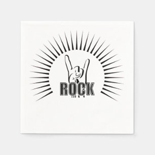 Serviette En Papier Rock