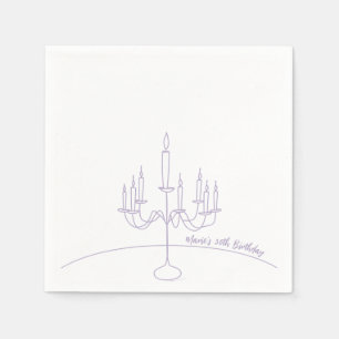 Serviette En Papier Rococo Soft Renaissance Coquette Party