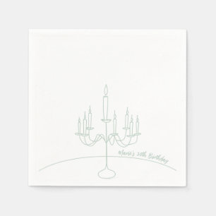 Serviette En Papier Rococo Soft Renaissance Coquette Party