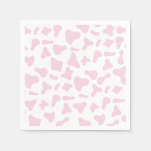 Serviette En Papier Rodeo Pink Cow Imprimer Occident Anniversaire