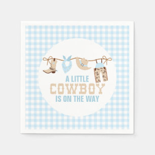Serviette En Papier Rodeo Western Cowboy Baby shower