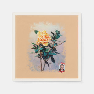 Serviette En Papier Rosa/Rose