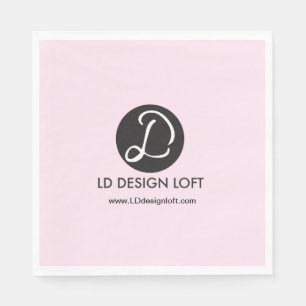 Serviette En Papier Rose Ajouter votre logo ici et site web