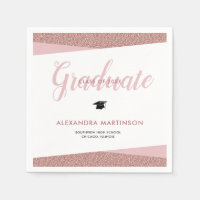 Rose Gold Faux classe de Parties scintillant de 20