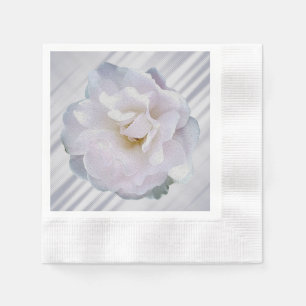 Serviette En Papier Rose grise rose