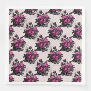 Serviette En Papier Rose pourpre