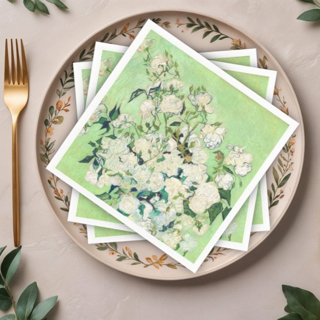 Serviette En Papier Rose, Vincent van Gogh (Créateur téléchargé)