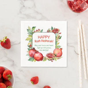 Serviette En Papier Rosh Hashanah