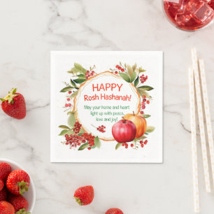 Serviette En Papier Rosh Hashanah