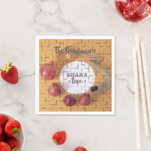 Serviette En Papier Rosh hashanah Holiday Pretty Tile Juif nouvelle an