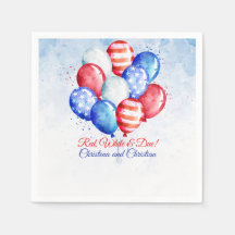 Rouge Blanc & Impayable Fête Prénatale de la Fête 
