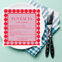 Rouge et rose Retro Bold Fun Fun Fun Mariage