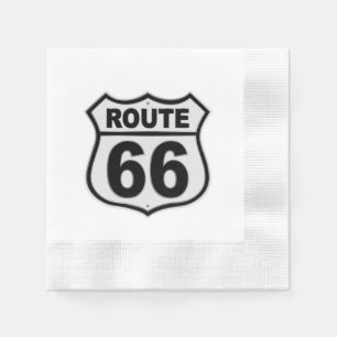Serviette En Papier Route historique 66