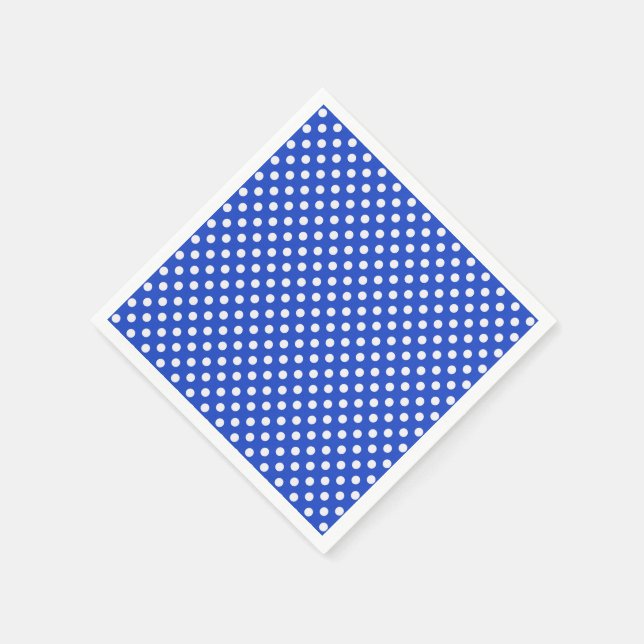 Serviette En Papier Royal Blue Combination Pois par STaylor (Coin)