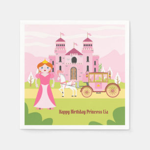 Serviette En Papier Royal Princess Girl Birthday Party