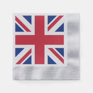 Serviette En Papier Royaume-Uni Union Jack Drapeau des colonies britan