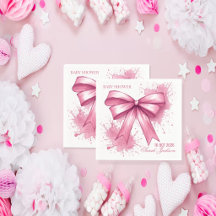 Ruban aquarelle rose élégant