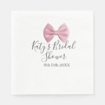 Ruban rose pastel élégant date nom enterrement de