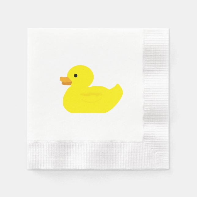 Serviette En Papier Rubber Duck Party (Devant)
