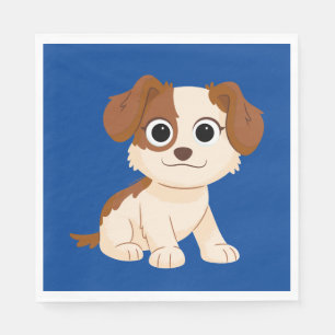 Serviette En Papier Rue Sésame Elmo's Puppy Tango