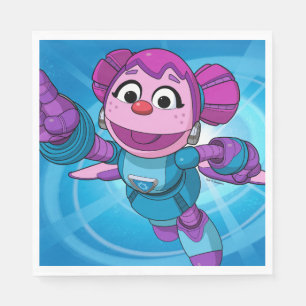 Serviette En Papier Rue Sésame Mécaniciens Abby