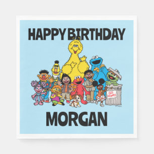 Serviette En Papier Rue Sésame   Pâtes sésame   Ajouter Votre Nom