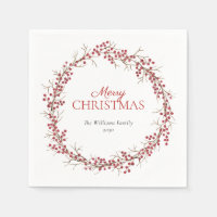 Russe Naturel Rouge Berry Wreath Joyeux Noël