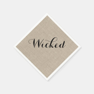 Serviette En Papier Russe Wicked Halloween Napkin
