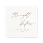 Rustic Gold La Nuit Avant Le Dîner De Répétition