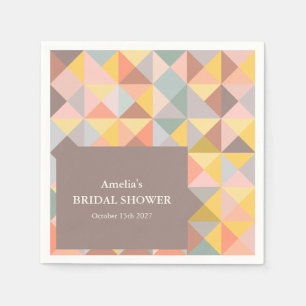 Serviette En Papier Rustique Earthy Fall Neutrals Fête des mariées per