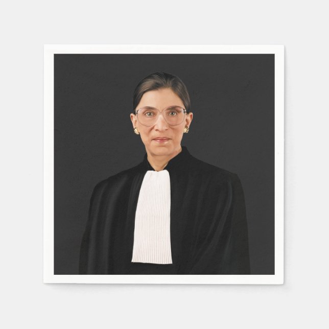 Serviette En Papier Ruth Bader Ginsburg (Devant)