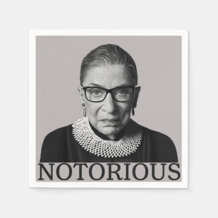 Serviette En Papier Ruth Bader Ginsburg
